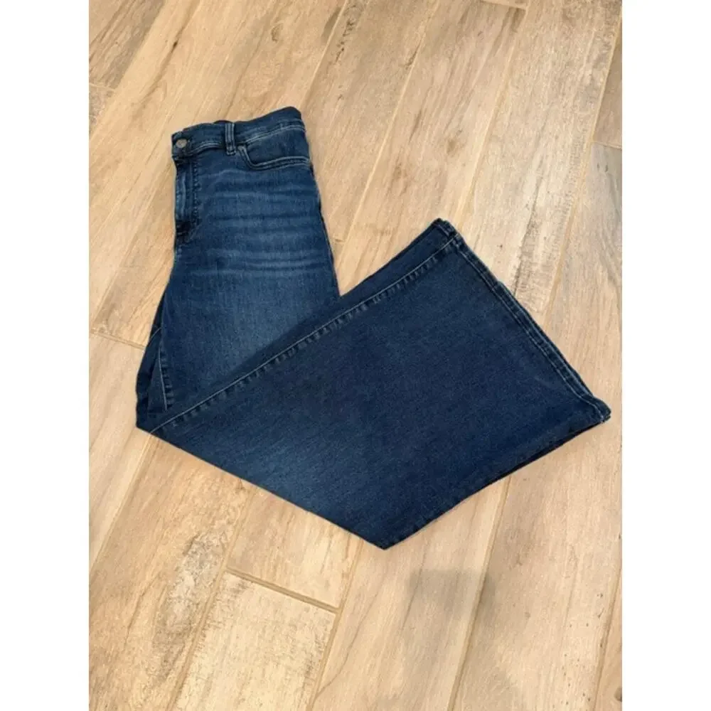 FRAME Le Palazzo Crop Wide Leg Jean in Keepsake Size: 29 - Picture 5 of 10